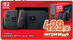 Nintendo - Console Switch 2 Blue/Red Nintendo - Console Switch 2 Blue/Red