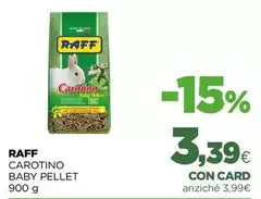 Raff Carotino Baby Pellet