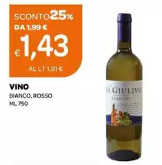Vino Bianco, Rosso Vino Bianco, Rosso