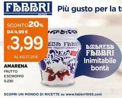 Fabbri - Amarena Frutto E Sciroppo Fabbri - Amarena Frutto E Sciroppo