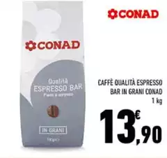 Conad - Caffè Qualità Espresso Bar In Grani Conad - Caffè Qualità Espresso Bar In Grani