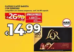 L'Or Espresso - Capsule Caffè Barista L'Or Espresso - Capsule Caffè Barista