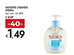 Nidra - Sapone Liquido