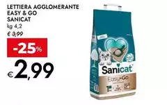 Sanicat - Lettiera Agglomerante Easy & Go