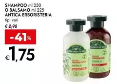 Antica Erboristeria - Shampoo O Balsamo Antica Erboristeria - Shampoo O Balsamo