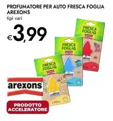 Arexons - Profumatore Per Auto Fresca Foglia