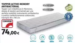 Dormir - Topper Active Memory Antibacterial Dormir - Topper Active Memory Antibacterial
