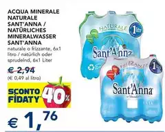 Sant'anna - Acqua Minerale Naturale Sant'Anna/ Naturliches Mineralwasser