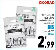 Conad - Pile Alcaline Plus