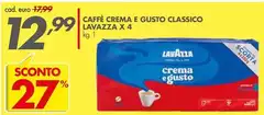Lavazza - Caffè Crema E Gusto Classico