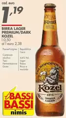 Kozel - Birra Lager Premium/Dark Kozel - Birra Lager Premium/Dark