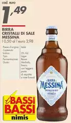 Messina - Birra Cristalli Di Sale Messina - Birra Cristalli Di Sale