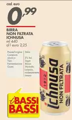 Ichnusa - Birra Non Filtrata Ichnusa - Birra Non Filtrata