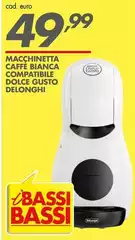 De Longhi - Macchinetta Caffè Bianca Compatibile Dolce Gusto