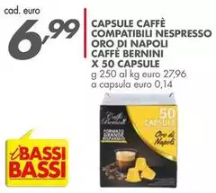 Caffè serrano - Capsule Caffè Compatibili Nespresso Oro Di Napoli