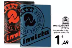 Invicta - Maxi Quaderno Invicta - Maxi Quaderno