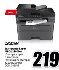 Brother - Stampante Laser MFC-L2800DW