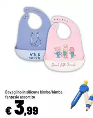 Bavaglino In Silicone Bimbo/bimba, Fantasie Assortite Bavaglino In Silicone Bimbo/bimba, Fantasie Assortite