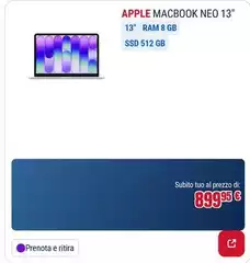 Apple - Macbook Neo 13" 13" Ram 8 GB Ssd 512 GB