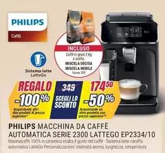 Philips - Macchina Da Caffè Automatica Serie 2300 Lattego EP2334/10