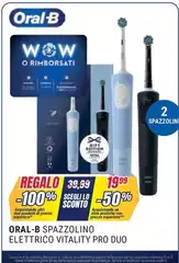 Oral B - Spazzolino Elettrico Vitality Pro Duo