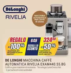 De Longhi -  Macchina Caffè Automatica Rivelia ExAM440.55.BG
