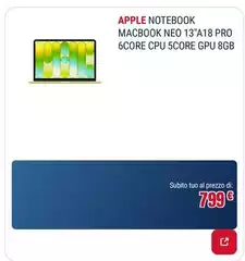 Apple - Macbook Neo 13'A18 Pro 6core Cpu 5core Gpu 8gb