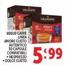 Lollo Caffè - Linea Amore Gusto Autentico Compatibili Nespresso Lollo Caffè - Linea Amore Gusto Autentico Compatibili Nespresso