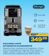 De Longhi - Macchina Caffè Automatica ECAM22050TB De Longhi - Macchina Caffè Automatica ECAM22050TB