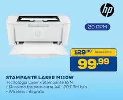 HP - Stampante Laser M110W