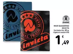 Invicta - Maxi Quaderno Invicta - Maxi Quaderno