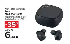 Auricolari Wireless Mosa. Pstws219