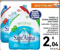 Sant'anna - Fardello Acqua Minerale