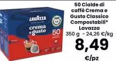Lavazza - 50 Cialde Di Caffè Crema E Gusto Classico Compostabili