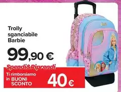 Barbie - Trolly Sganciabile Barbie - Trolly Sganciabile