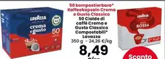 Lavazza - 50 Cialde Ciocco Cafè Crema E Gusto Classico Compatibili Lavazza - 50 Cialde Ciocco Cafè Crema E Gusto Classico Compatibili
