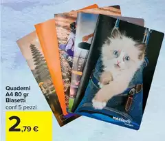 Blasetti - Quaderni A4 80 Gr Blasetti - Quaderni A4 80 Gr
