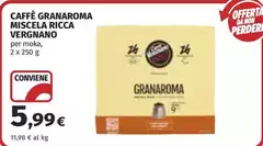 Vergnano - Caffè Granaroma Miscela Ricca