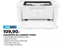 HP - Stampante Laserjet M110W