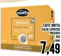 Motta - Caffè Cialde Espresso Pregiato Motta - Caffè Cialde Espresso Pregiato