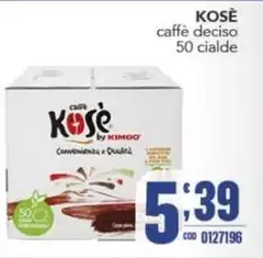 Kosè - Caffè Deciso Cialde