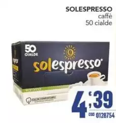 Solespresso - Caffè 50 Cialde