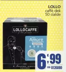 Lollo Caffè - Caffè Dek 50 Cialde