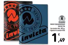 Invicta - Maxi Quaderno Invicta - Maxi Quaderno