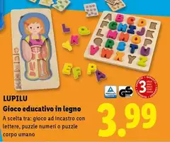 Lupilu - Gioco Educativo In Legno Lupilu - Gioco Educativo In Legno
