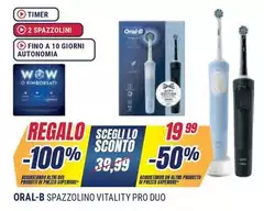 Oral b - Spazzolino Vitality Pro Duo