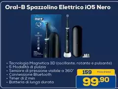 Oral B - Spazzolino Elettrico iO5 Nero Oral B - Spazzolino Elettrico iO5 Nero
