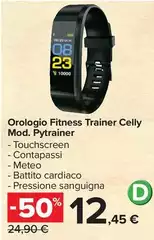 Celly - Orologio Fitness Trainer Mod. Pytrainer Celly - Orologio Fitness Trainer Mod. Pytrainer
