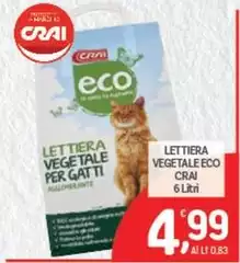 Crai - Lettiera Vegetale Eco