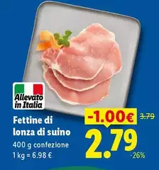 Fettine Di Lonza Di Suino